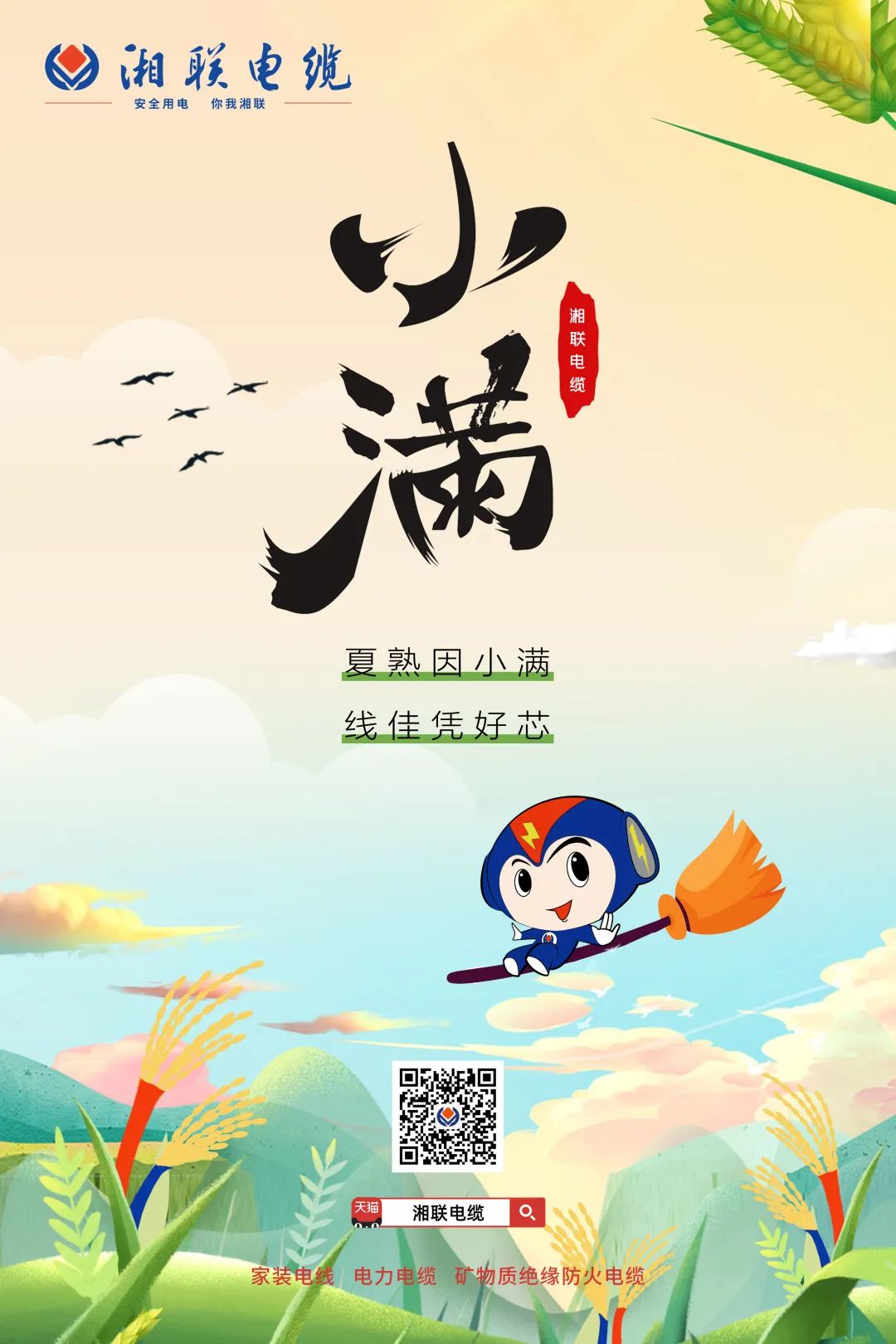 小滿節(jié)氣今日至，用電安全需重視！#安全用電你我湘聯(lián)