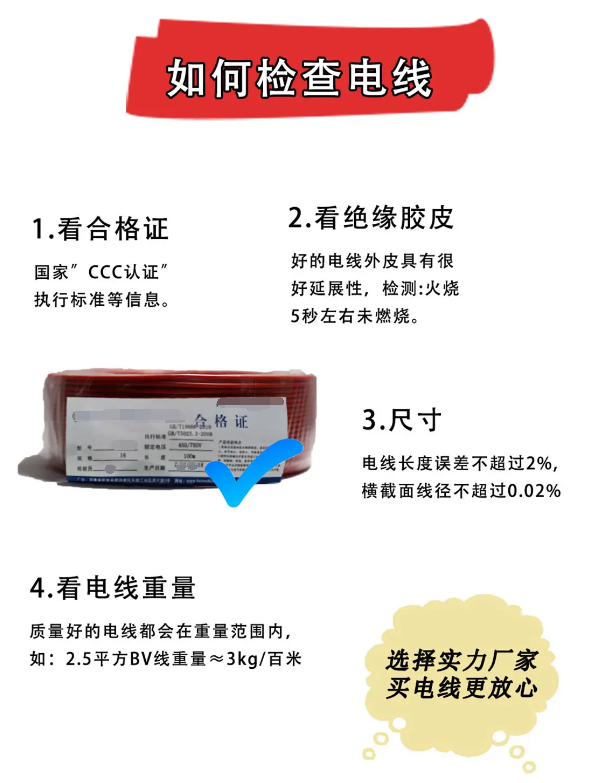 家裝電線如何挑選？